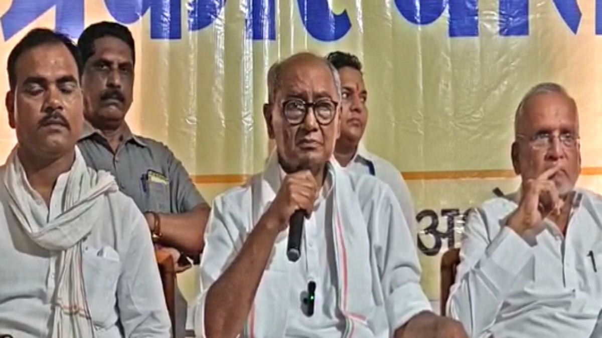 दिग्विजय ने PM और CM शिवराज को बताया झूठों का शहंशाह: सिंधिया के खिलाफ गुना से चुनाव लड़ने के सवाल पर कहा- हमारे पास और भी हैं कई उम्मीदवार