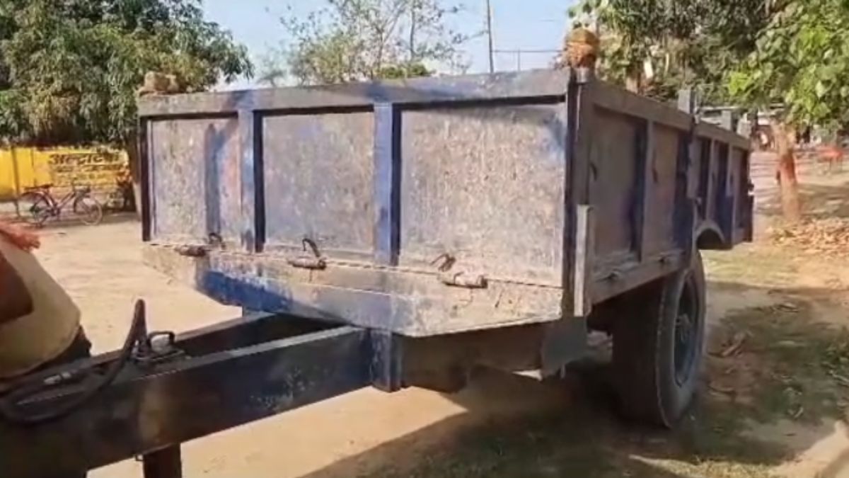 चोरों के हौसले बुलंद : खेत में खड़ी ट्रैक्टर ट्राली किया पार, पूरी वारदात CCTV में कैद
