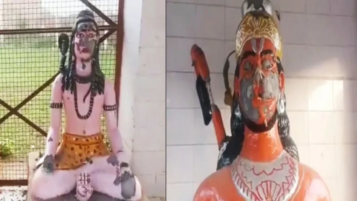 चार प्राचीन मंदिरों की एक दर्जन से अधिक देव प्रतिमाओं को किया खंडित, माहौल खराब करने की कोशिश