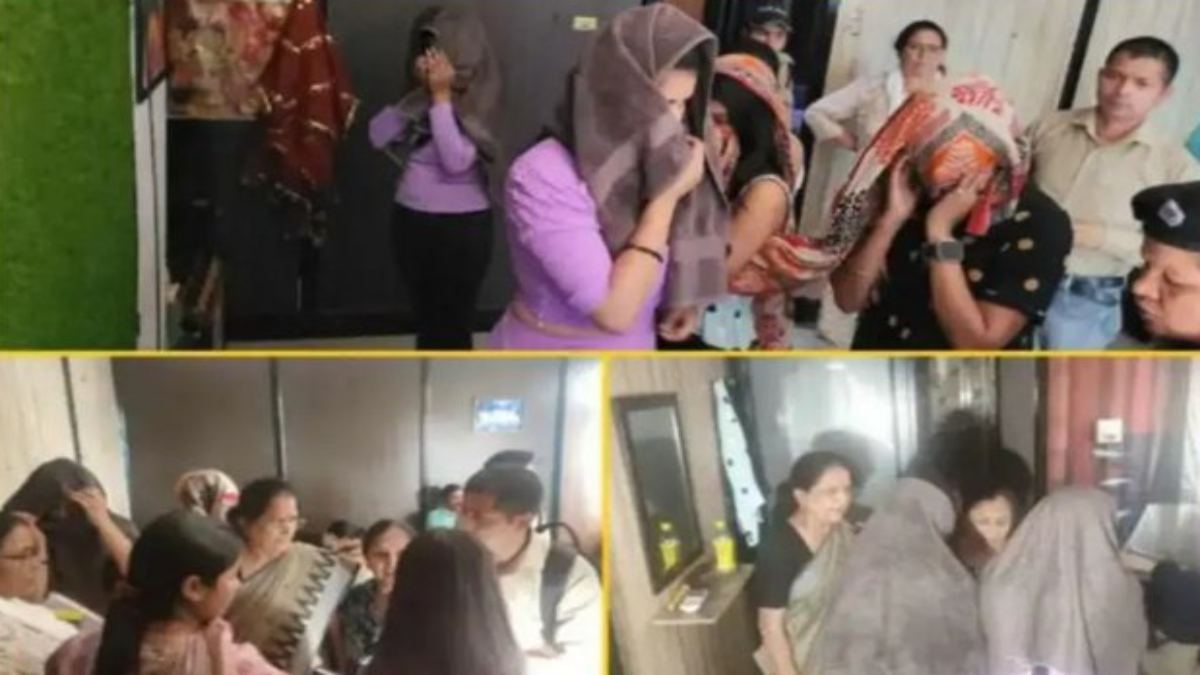 स्पा सेंटरों पर अचानक पुलिस ने मारा छापा, दो नाबालिग समेत 13 लड़कियां पकड़ाईं