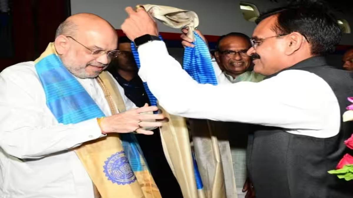 अमित शाह की मीटिंग के बाद BJP में बैठकों का दौर जारी: वीडी शर्मा बोले- उनके मार्गदर्शन में 2023 और 2024 के चुनाव में रचेंगे इतिहास