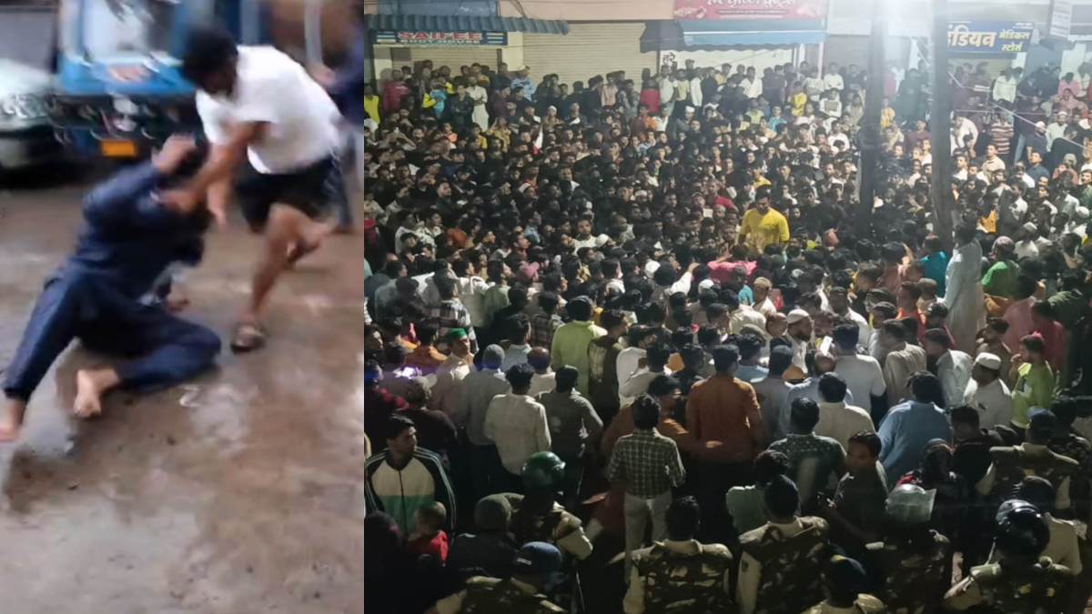 लड़की के साथ छेड़छाड़: भाई ने विरोध किया तो आरोपियों ने डंडे से पीटा, मुस्लिम समुदाय के लोगों ने घेरा थाना