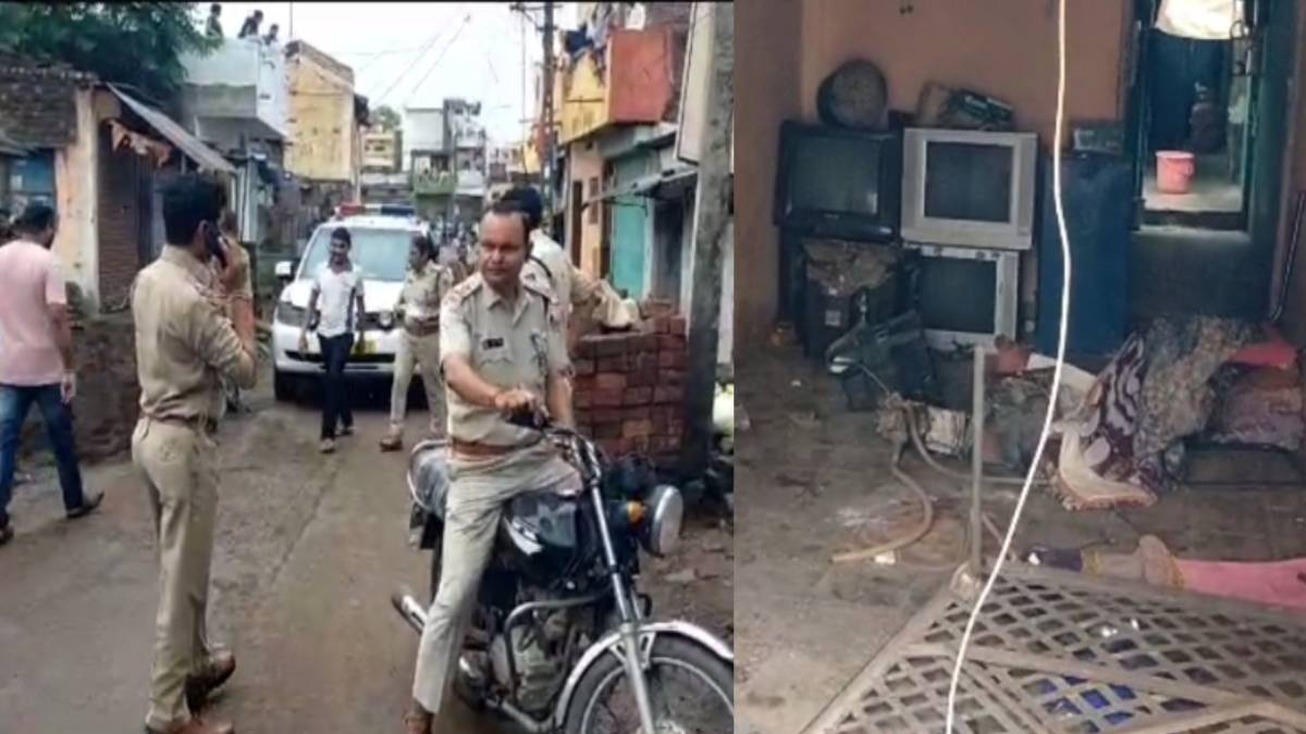 महिला को भगा ले जाने वाला अकरम गिरफ्तार: भीड़ ने आरोपी के घर में की तोड़फोड़, व्यापारियों ने रखा बाजार बंद