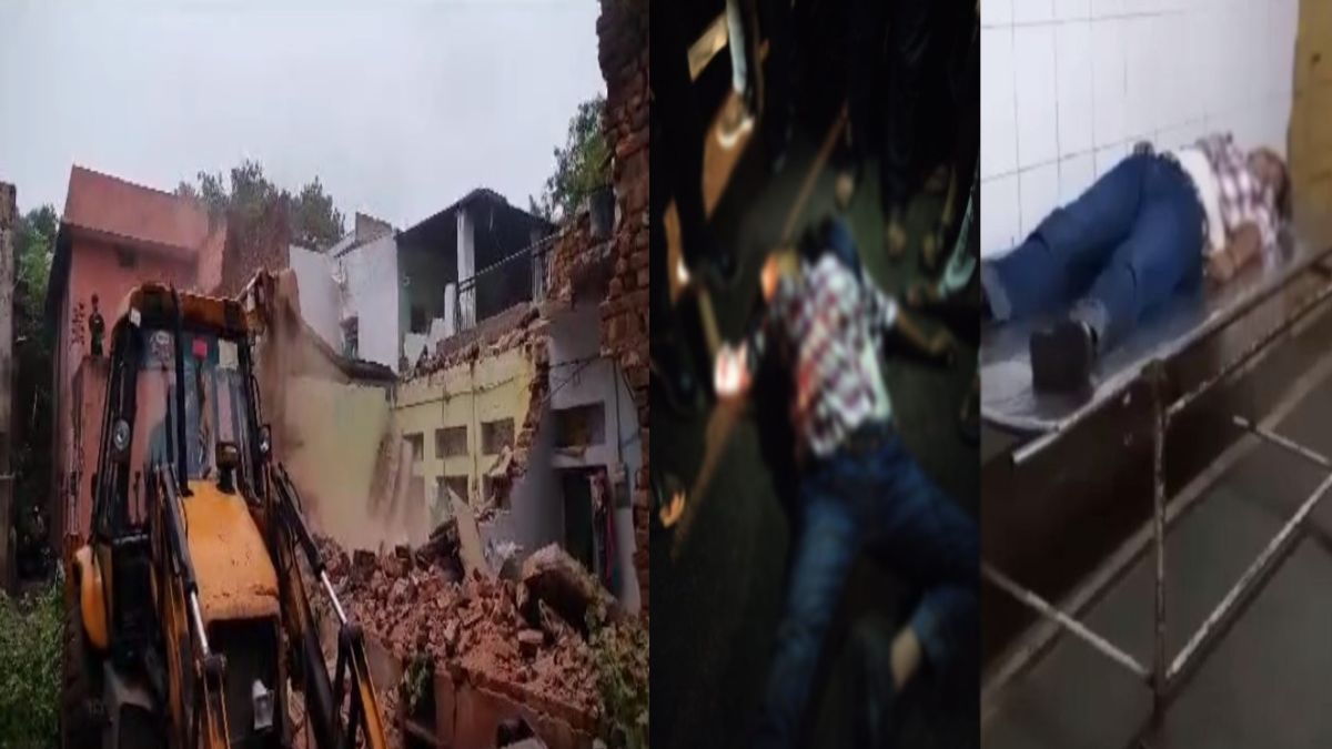 MP में पूर्व DGP की नातिन के हत्यारे के घर चला बुलडोजर: छात्रा की सहेली से करता था एकतरफा प्यार, थाने में कई केस हैं दर्ज