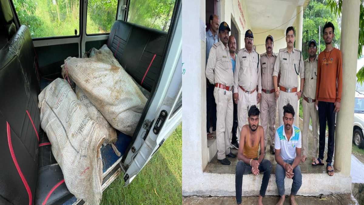 MP में चंदन की तस्करी: 200 किलो लकड़ी जब्त, 2 तस्कर चढ़े वन विभाग के हत्थे