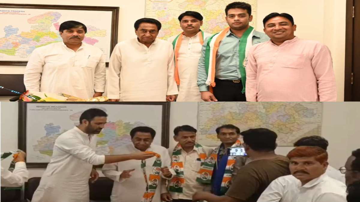 MP में बीजेपी और बसपा को झटका: सिंधिया के गढ़ में सेंध, बड़ी संख्या में नेता और कार्यकर्ता कांग्रेस में शामिल, कमलनाथ ने दिलाई सदस्यता