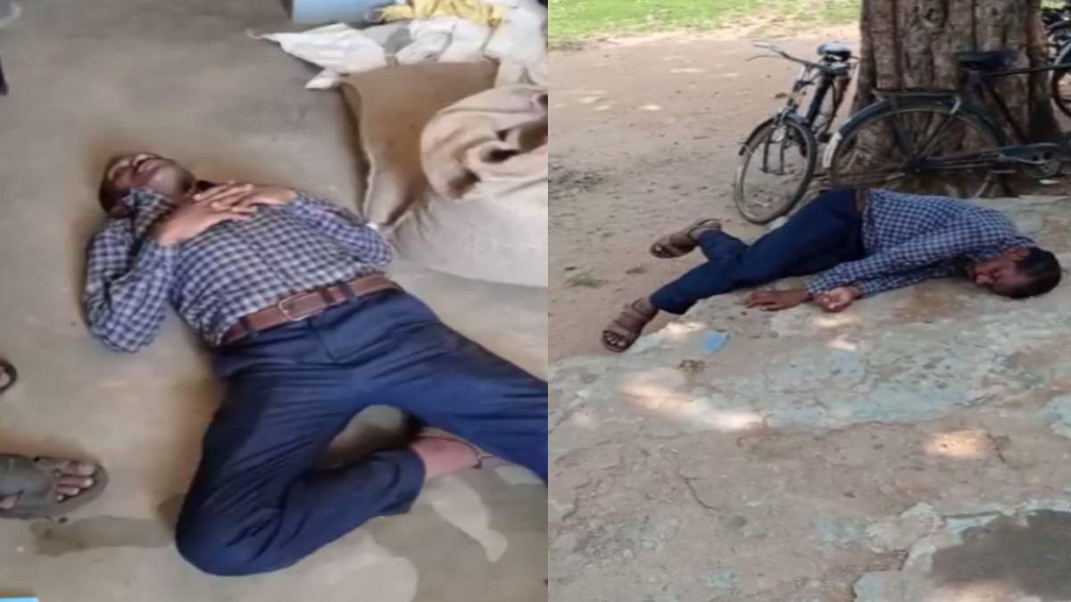 MP में ऐसे कैसे सुधरेगा शिक्षा का स्तर ?: शराब पीकर स्कूल पहुंचा शिक्षक, क्लास रूम में किया पेशाब, वीडियो वायरल