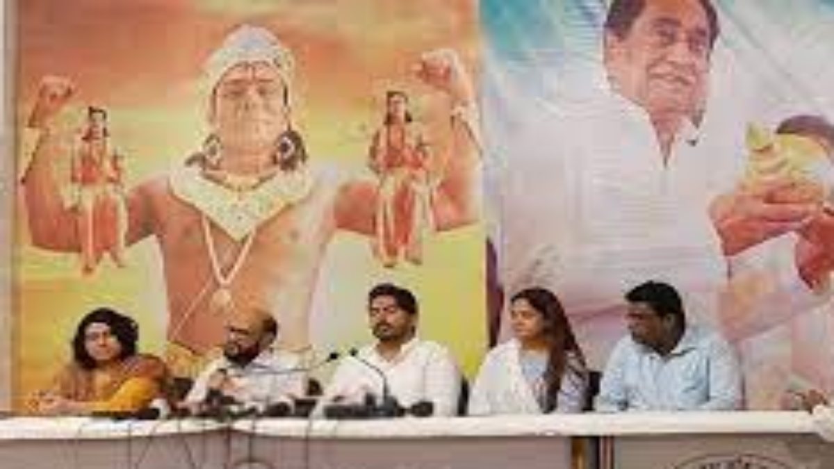 PCC पहुंचे ‘रामायण’ के ‘हनुमान’ विक्रम मस्ताल: कहा- जहां असत्य और धर्म को नीचा दिखाने की कोशिश होगी, वहां हनुमान जी आएंगे, प्रदेश के लोग Hanuman ji को…