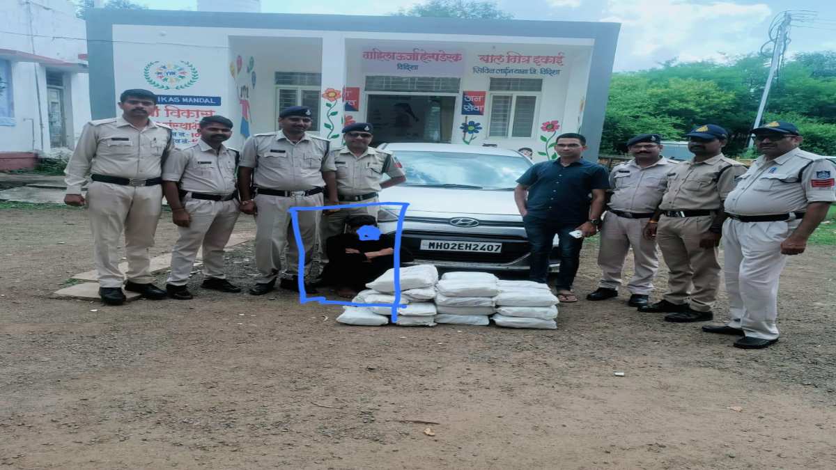 पुलिस और नारकोटिक्स सेल की बड़ी कार्रवाई: 7 लाख के गांजे के साथ तस्कर गिरफ्तार, कार भी जब्त