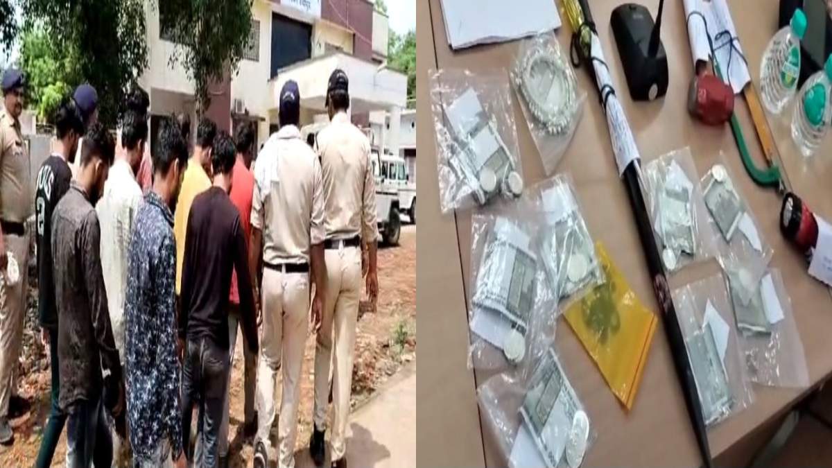 वाहन चेकिंग के दौरान 9 चोर चढ़े पुलिस के हत्थे: रेकी के बाद राजस्थान से साथियों को बुलाकर वारदात को देते थे अंजाम, दो थाने की पुलिस टीम को SP ने किया पुरस्कृत
