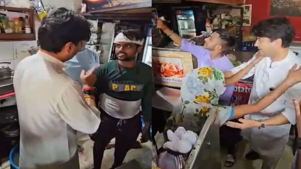 सिंधिया का दिखा अलग अंदाज VIDEO: बुजुर्ग महिला से लिया आशीर्वाद, रेस्टोरेंट में बोले- अगली बार आऊंगा तो डोसा जरूर खाऊंगा