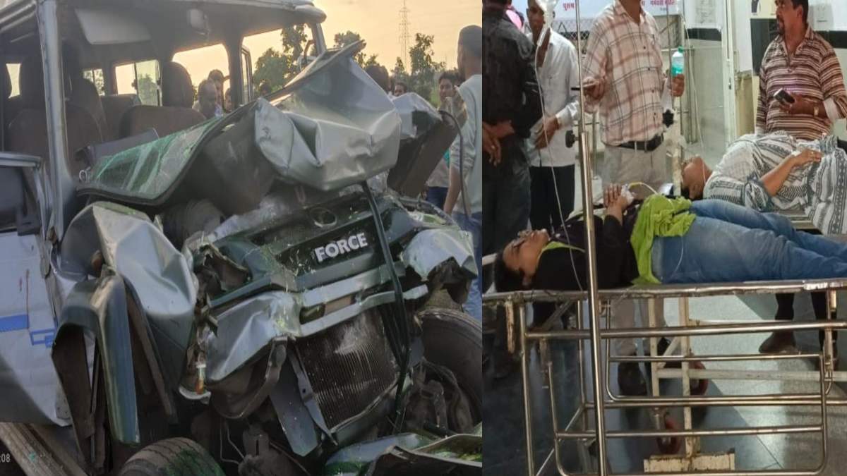 MP में ई-बस और तूफान वाहन में जोरदार भिड़ंत: 9 लोग घायल, भोपाल-इंदौर हाईवे पर हुआ हादसा