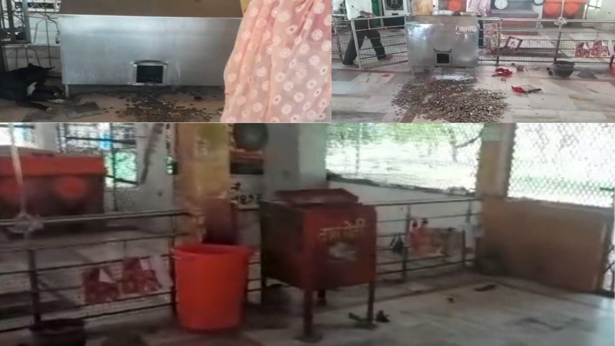 भगवान देवनारायण मंदिर में चोरी: चोरों ने दान पेटी से उड़ाए लाखों रुपए, जांच में जुटी पुलिस