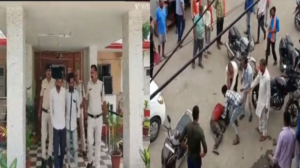 तालिबानी अंदाज में युवक की पिटाई VIDEO: दो युवक गिरफ्तार, आरोपियों के पास से भारी मात्रा में देशी शराब जब्त