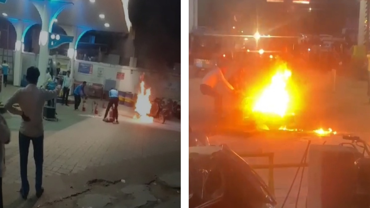CG NEWS : पेट्रोल पंप में स्कूटी में लगी आग, सेल्फ बटन दबाते ही धू-धू कर जल गई गाड़ी, देखिए VIDEO