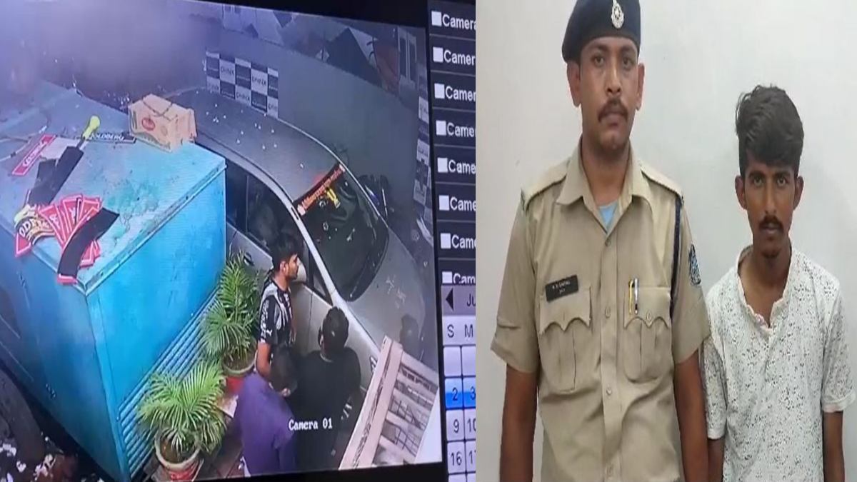 Indore Crime: मोबाइल लूट का लाइव CCTV, नाइट कल्चर का असर, देर रात नशेड़ी ने किया हंगामा, हरकत कैमरे में कैद