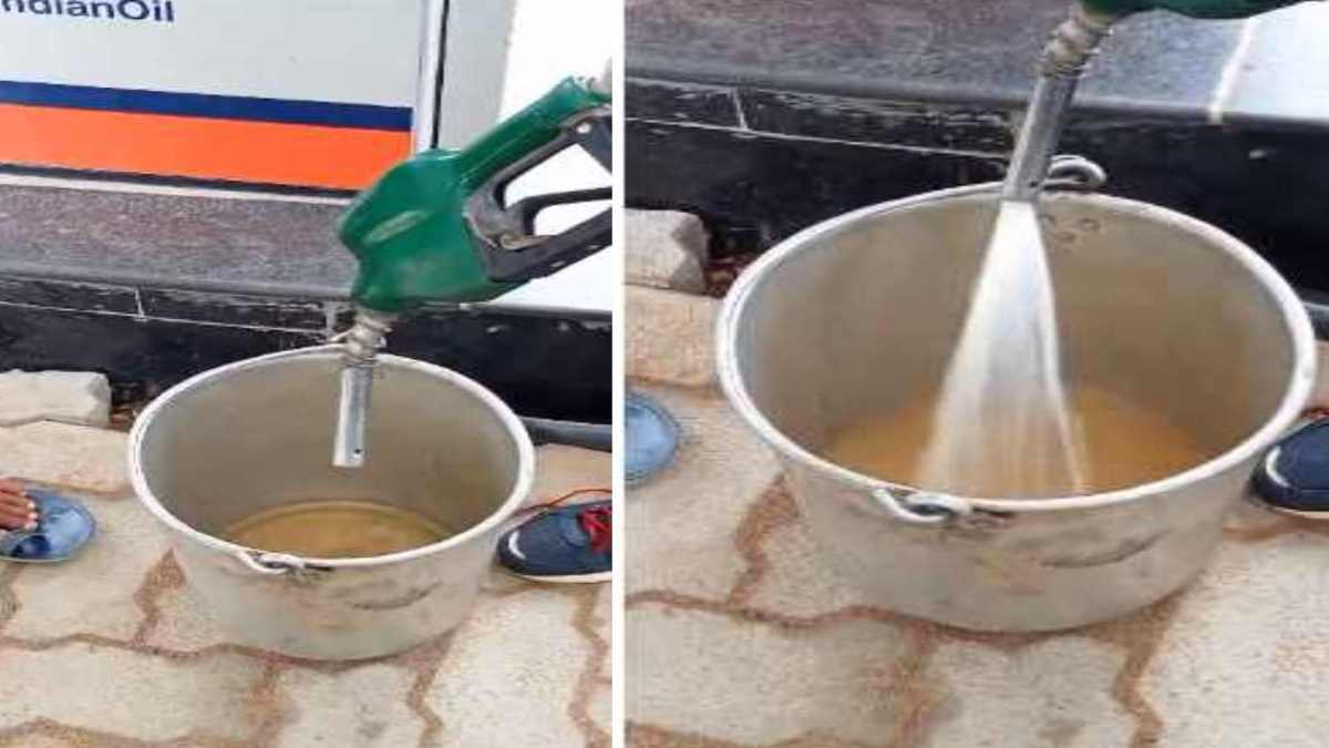 छत्तीसगढ़ के इस पेट्रोल पंप में पेट्रोल की जगह निकल रहा पानी, सोशल मीडिया में वायरल हुआ VIDEO…