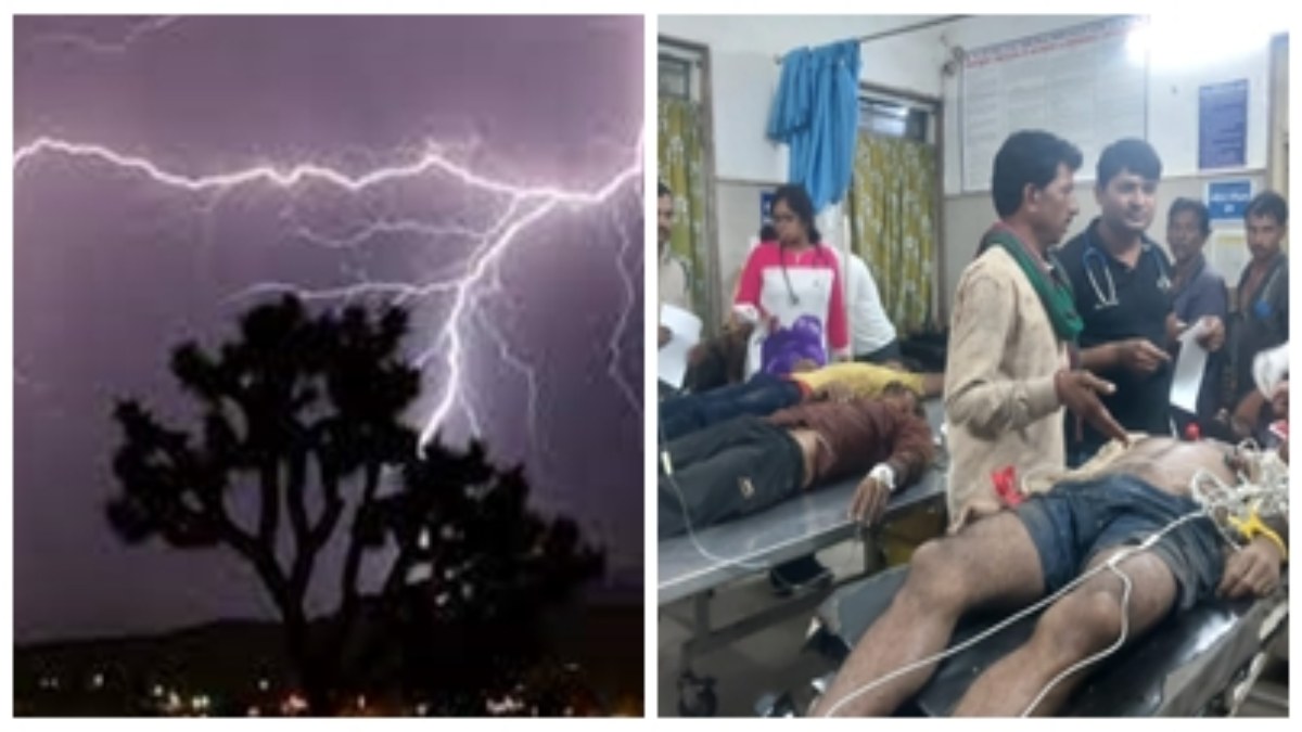 MP में आसमान से टूटा कहर: आकाशीय बिजली गिरने से दो मजदूरों की मौत, सात गंभीर रूप से घायल