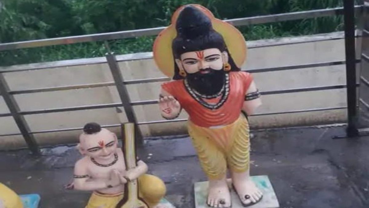 शरारती तत्वों ने की बाबा कालूराम कश्यप की मूर्ति खंडित, माहौल खराब करने की हो रही साजिश