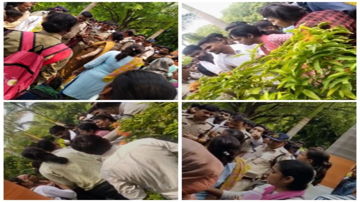 जीवाजी विश्वविद्यालय में ABVP छात्रों की ‘गुंडागर्दी’: यूनिवर्सिटी प्रशासन को ज्ञापन देने आई  कॉलेज छात्राओं को रोका, बात नहीं मानने पर की मारपीट 