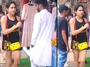 ऑटो के बाद बाजार में नजर आईं Sara Ali Khan, स्ट्रीट में किया शॉपिंग …