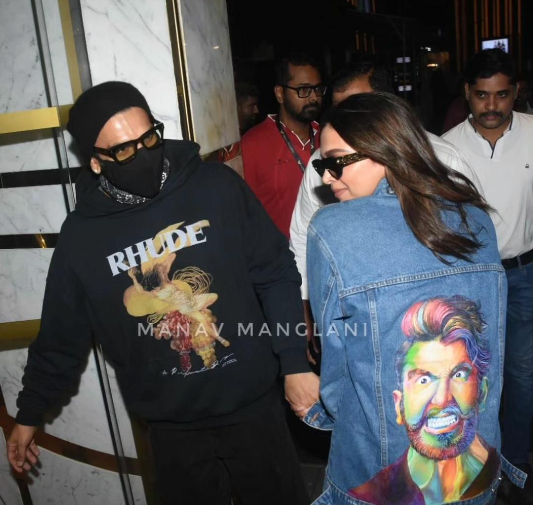 दीपिका और रणबीर ने देखी Rocky aur Rani Kii Prem Kahaani, कस्टमाइज जैकेट में नजर आए दोनों …