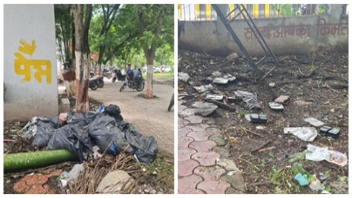 देश के सबसे स्वच्छ शहर का एक नजारा ऐसा भी! पुलिस उपायुक्त कार्यालय में लगा कचरों का ढेर, मक्खी और मच्छर से फैल रही बीमारी, नगर निगम नहीं ले रहा सुध