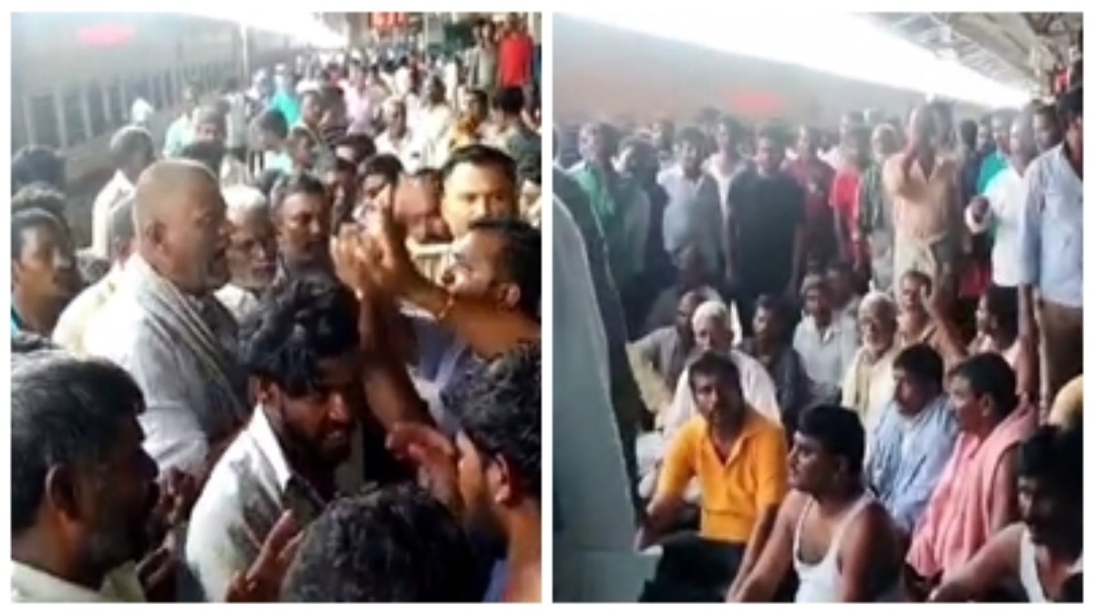 MP: इटारसी रेलवे स्टेशन पर यात्रियों का हंगामा, 1 घंटे ट्रेन रोककर प्लेटफॉर्म पर दिया धरना, जानें क्या है मामला ?   