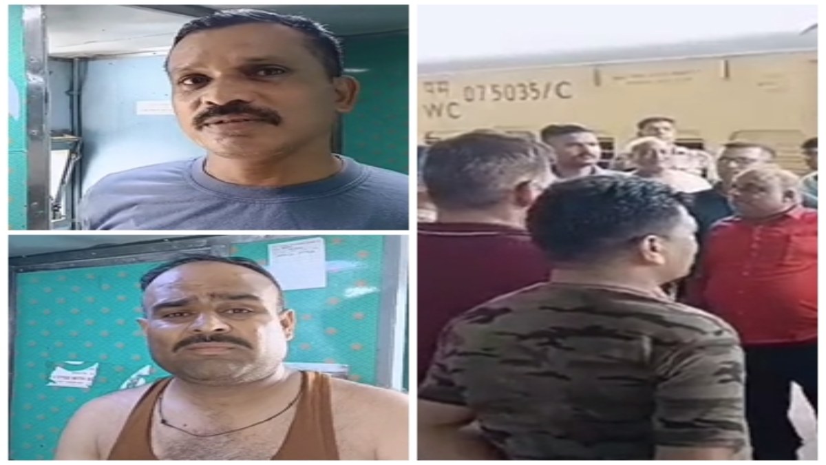 चुनाव ड्यूटी पर जा रहे जवानों का फूटा गुस्सा: गंदगी देख ट्रेन में मचाया हंगामा, बोले- शिकायत के बाद भी नहीं हुई सुनवाई   