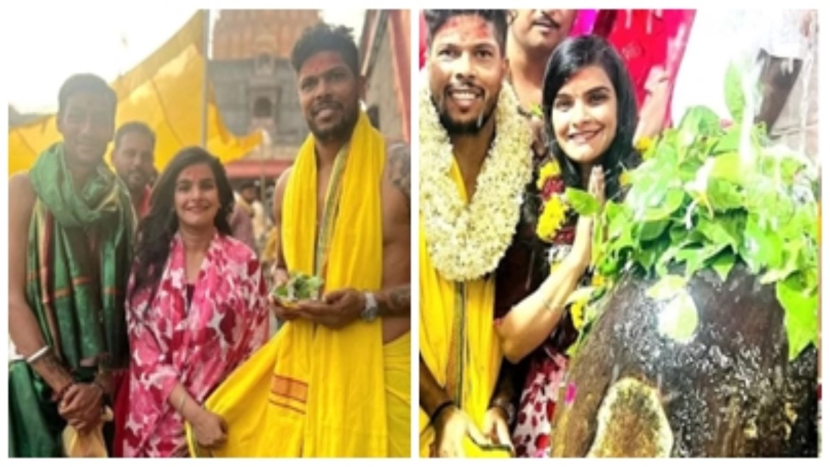 महाकाल की शरण में क्रिकेटर उमेश यादव: पत्नी के साथ भस्म आरती में हुए शामिल, लिया बाबा का आशीर्वाद   