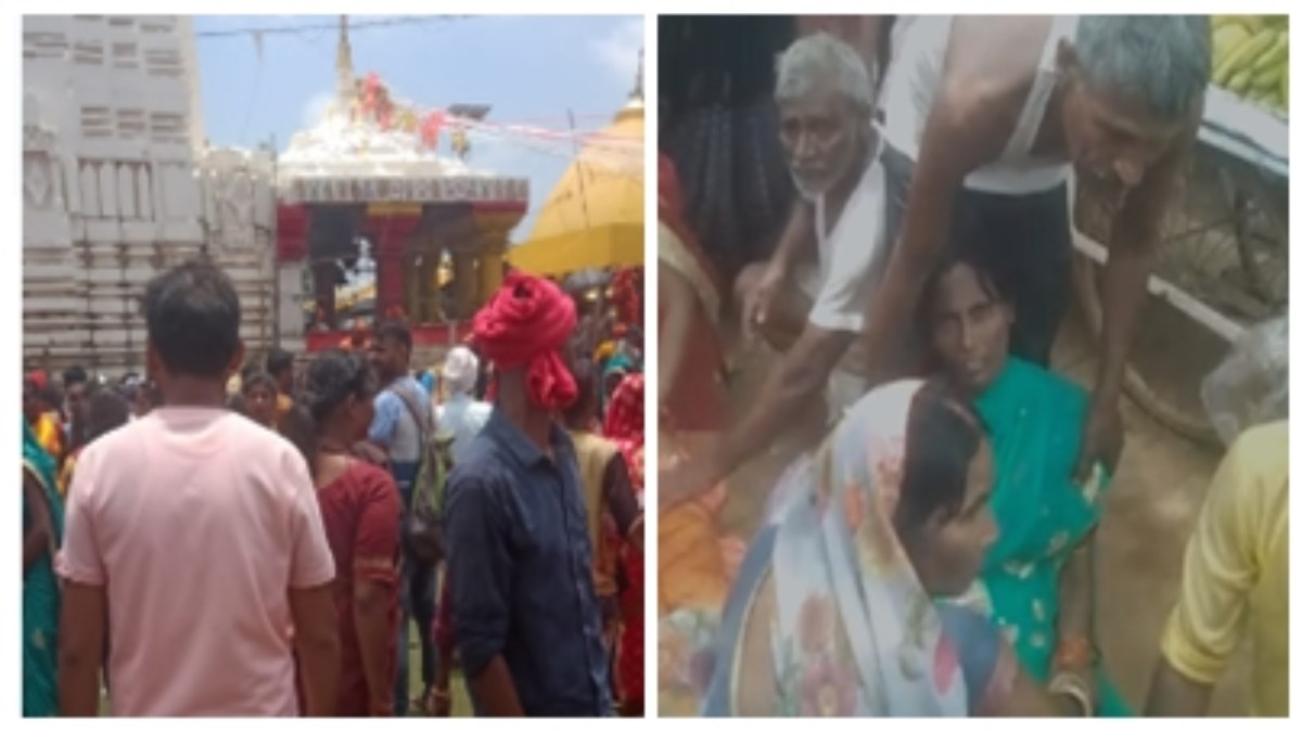 शिव मंदिर में बड़ा हादसा: हाई टेंशन तार गिरने से फैला करंट, चपेट में आए दर्जनों श्रद्धालु, मची चीख पुकार 