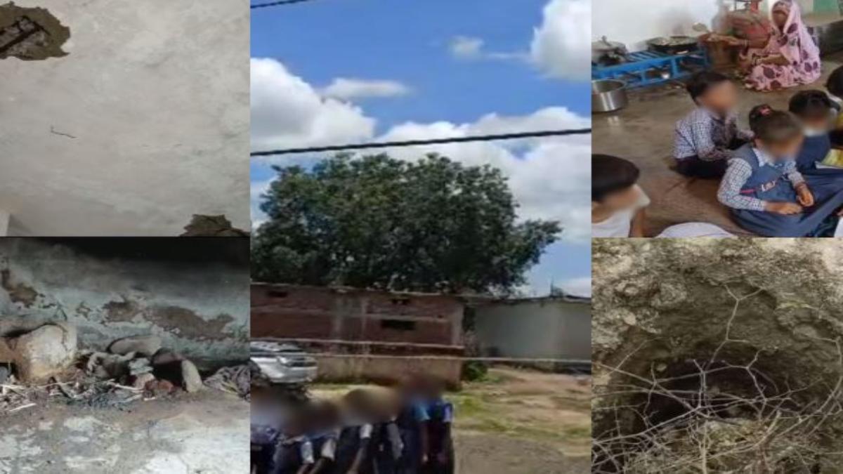 खबर का असर: मौत के साए में शिक्षा ग्रहण कर रहे थे नौनिहाल, कलेक्टर ने अव्यवस्था दूर करने दिए निर्देश, लापरवाह शिक्षक को नोटिस जारी कर मांगा जवाब