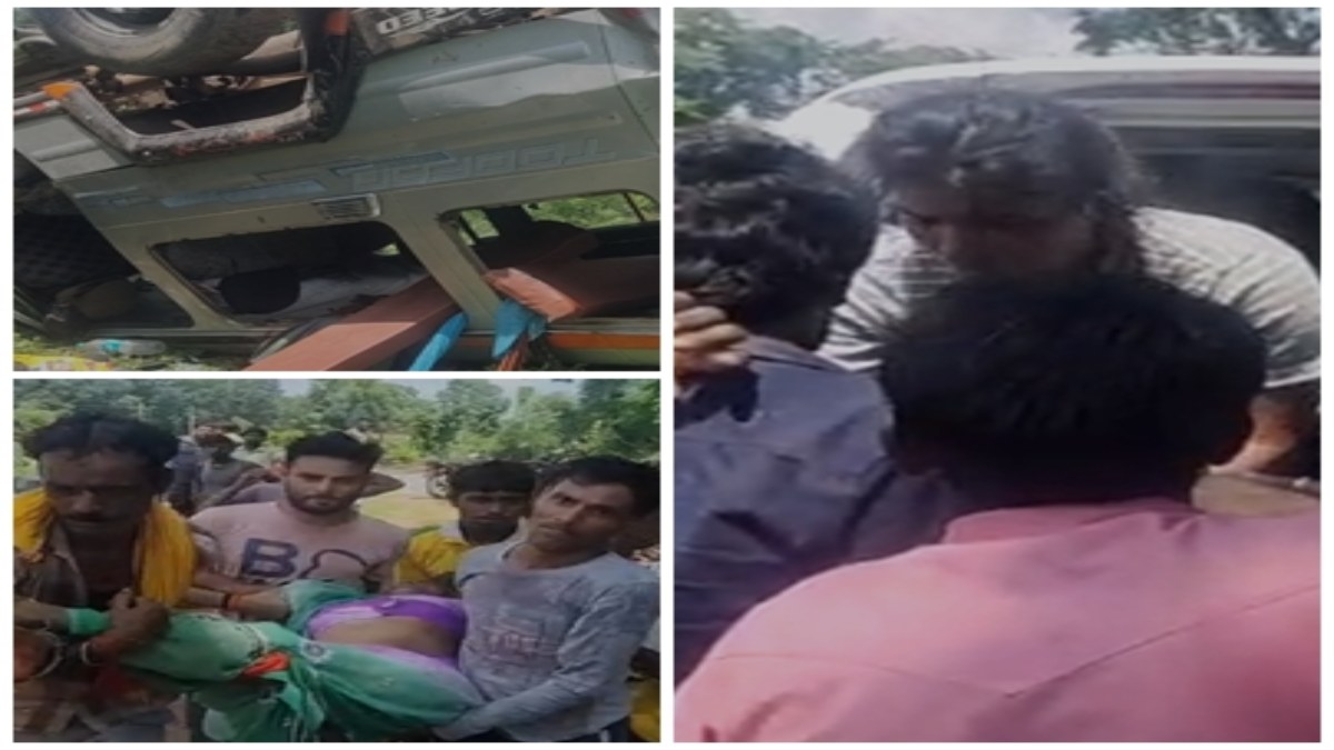 MP में हादसा: तीर्थ यात्रियों से भरी सवारी वाहन पलटी, एक की मौत, चार लोगों की हालत गंभीर 
