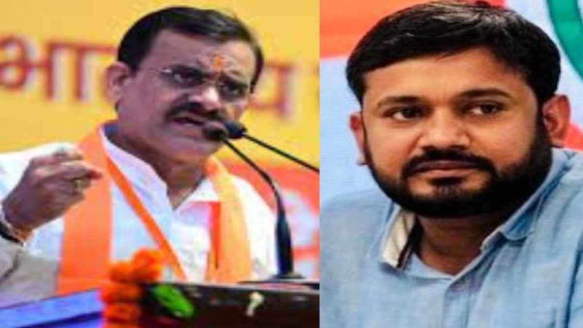 VD शर्मा ने कन्हैया को बताया देशद्रोही: कहा- उन्हें भारत माता के नारे से पीड़ा, वंदे मातरम से बुखार आता है, इंदौर मंच पर बंटाधार, करप्शन नाथ और बीच में टुकड़े-टुकड़े गैंग के मुखिया बैठे थे