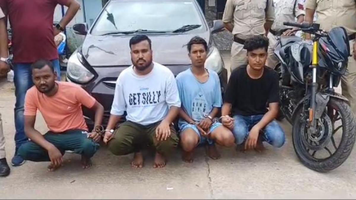 CG के शख्स की MP में किडनैपिंग: Mahadev और Anna Reddy app के संचालक के गुर्गों की करतूत, सट्टा में घाटे को वसूलने अपहरण, चारों गुर्गे गिरफ्तार