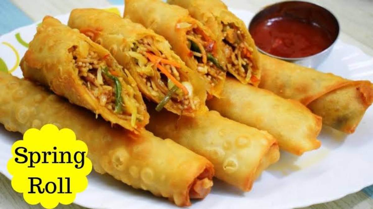 Today’s Recipe : बारिश के मौसम का मजा बढ़ा देता है Spring Roll, यहां जानिए देखिए आसान सी विधि …