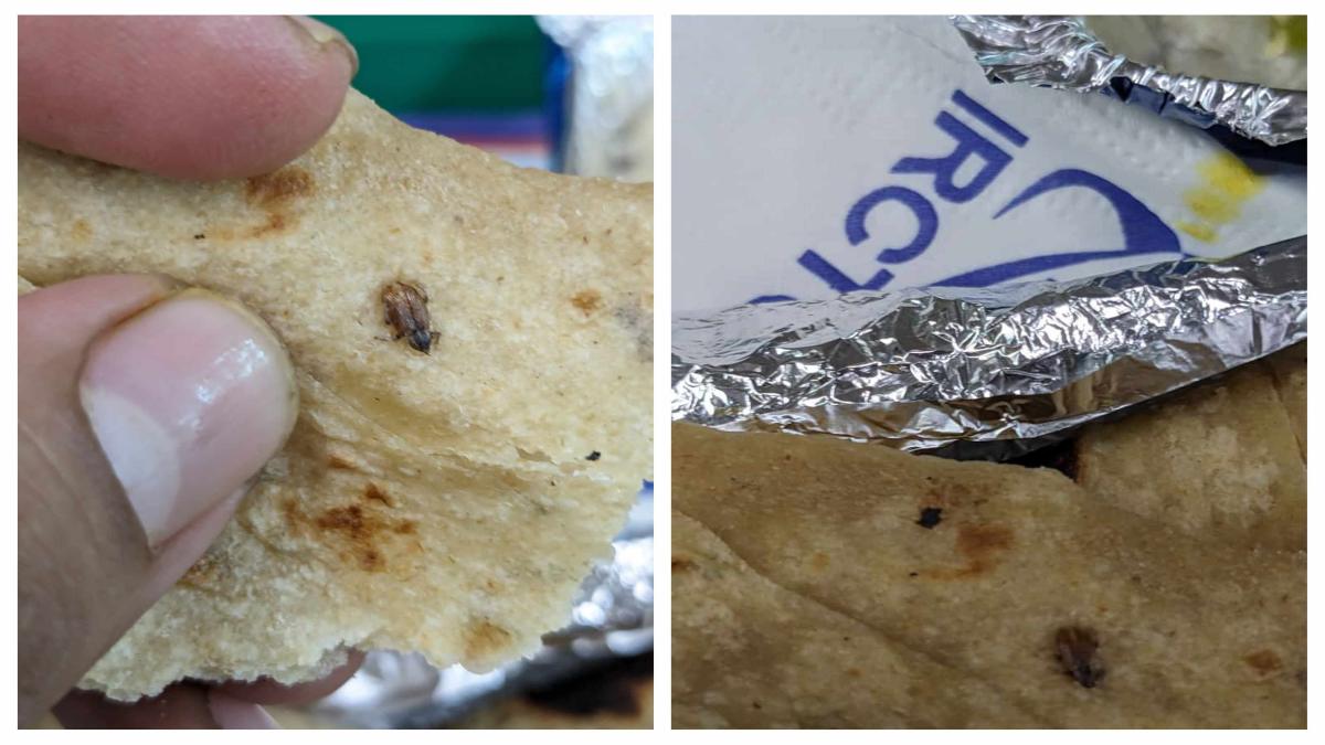 वंदे भारत ट्रेन के खाने में निकला कॉकरोच: IRCTC ने यात्री से मांगी माफी, वेंडर पर लगाया जुर्माना