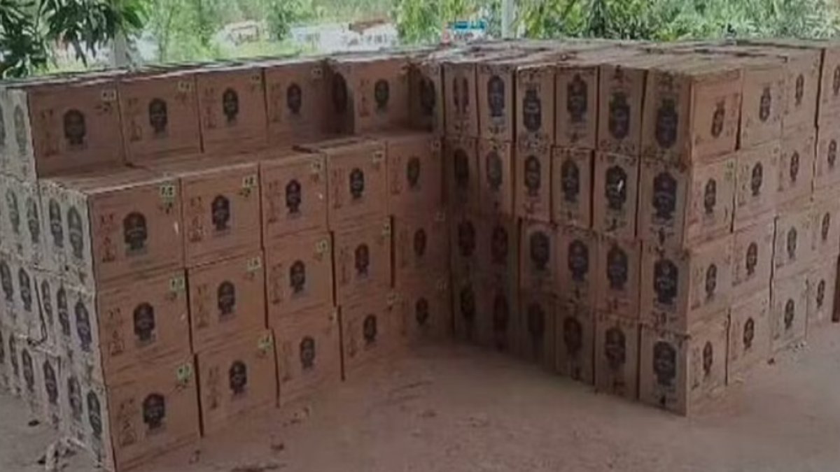 Big News : ट्रक में भरकर ले जा रहा था दो करोड़ की अंग्रेजी शराब, 1210 पेटी के साथ तस्कर गिरफ्तार