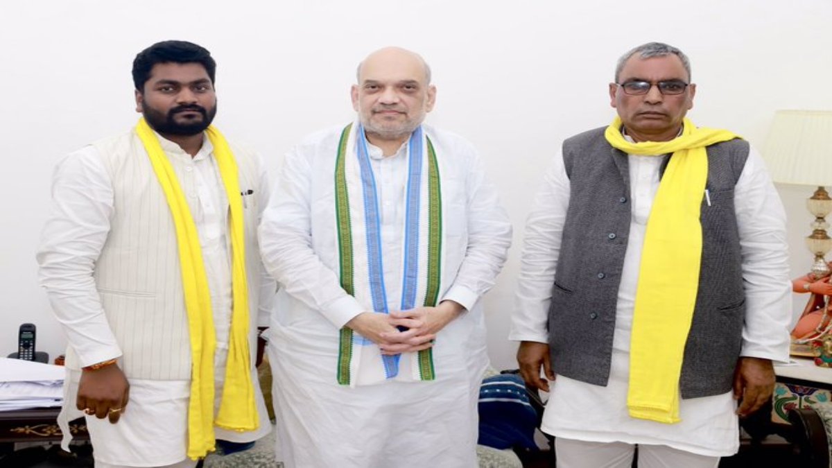 ओपी राजभर की पार्टी सुभासपा भी NDA में शामिल, अमित शाह बोले- UP में मिलेगी मजबूती