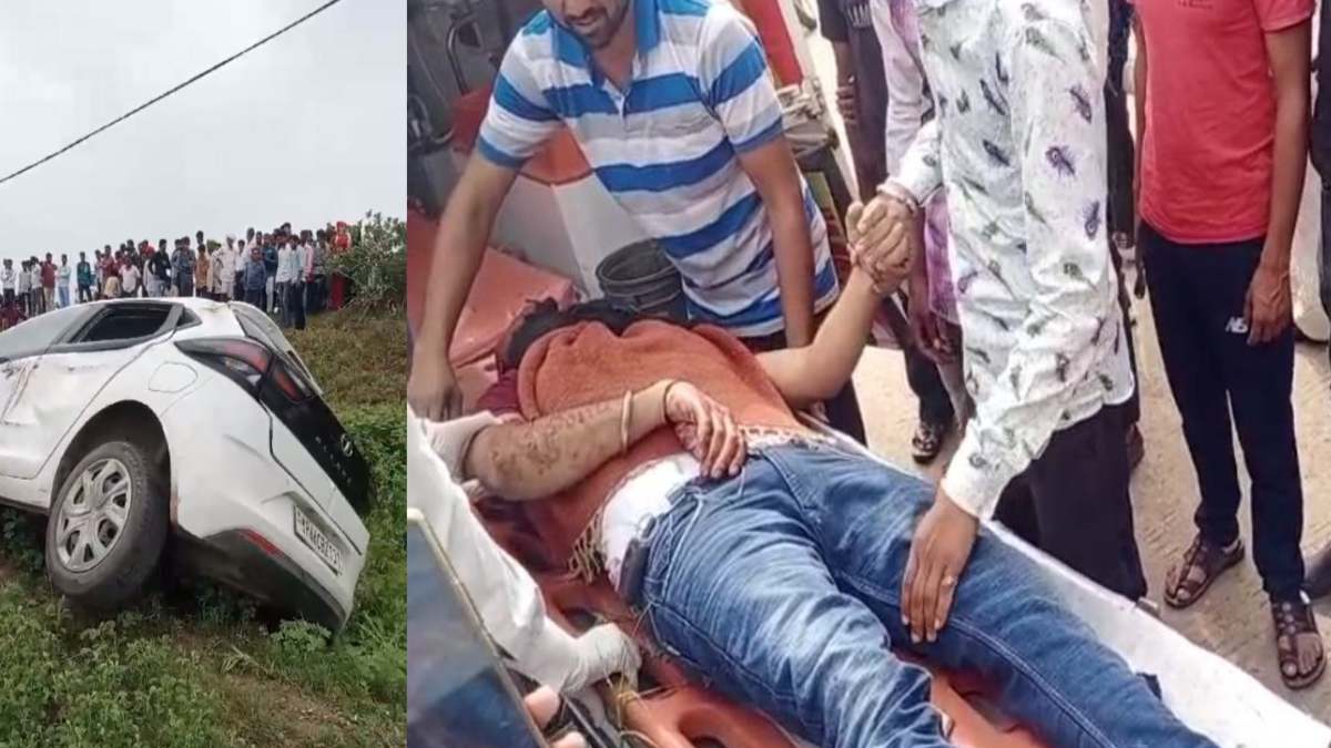 कार पलटने से एक की मौतः कुत्ते को बचाने के चक्कर में हुई दुर्घटना, देवी का दर्शन कर लौट रहे थे 4 लोग