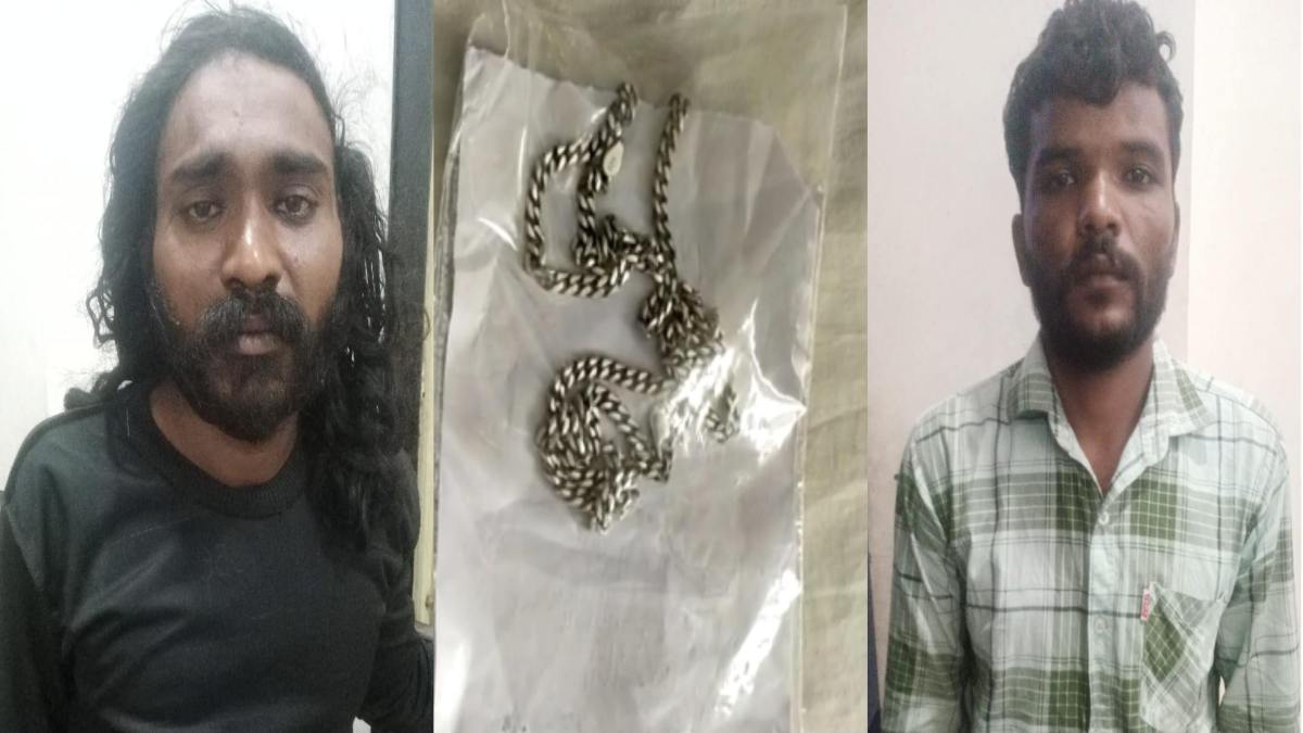 पिता ही अपने नाबालिग बेटों से कराता था चोरी: 17 चोरी के मोबाइल बरामद, इधर चेन स्नेचिंग गिरोह के दो आरोपी गिरफ्तार