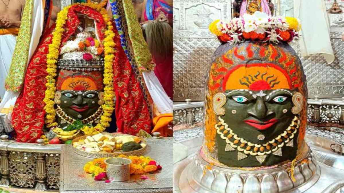 13 अगस्त महाकाल आरती दर्शन: भगवान महाकाल के मस्तक पर सूर्य अर्पित कर किया दिव्य श्रृंगार