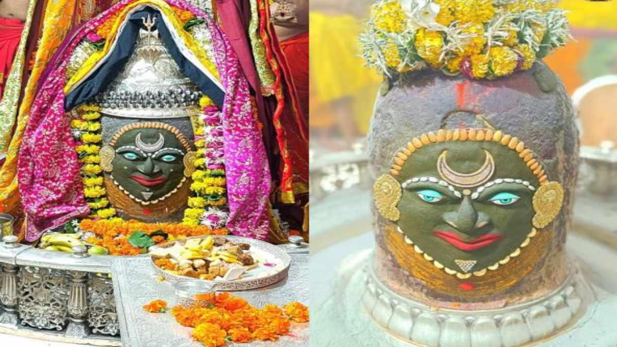 8 अगस्त महाकाल आरती दर्शन: भगवान महाकाल के मस्तक पर चंद्र अर्पित कर श्रृंगार