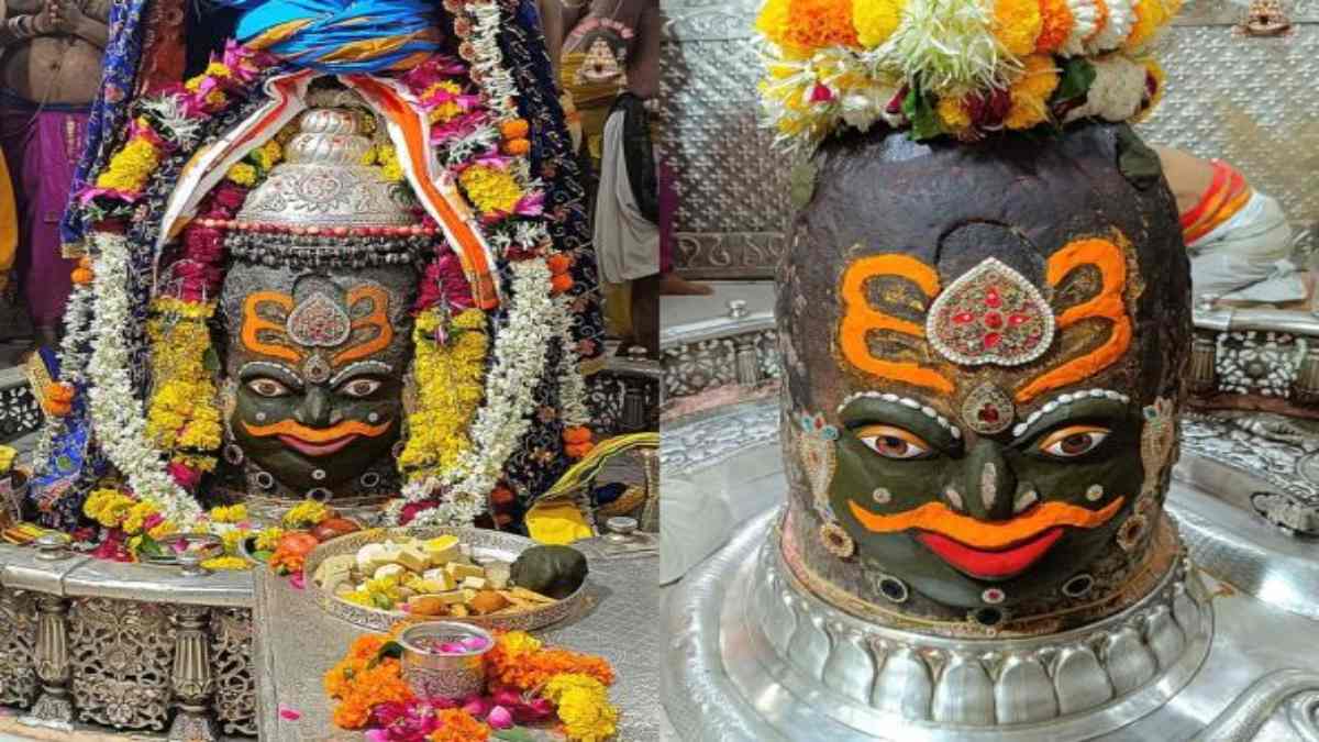 12 अगस्त महाकाल आरती दर्शन: बाबा महाकाल का राजा स्वरूप दिव्य शृंगार