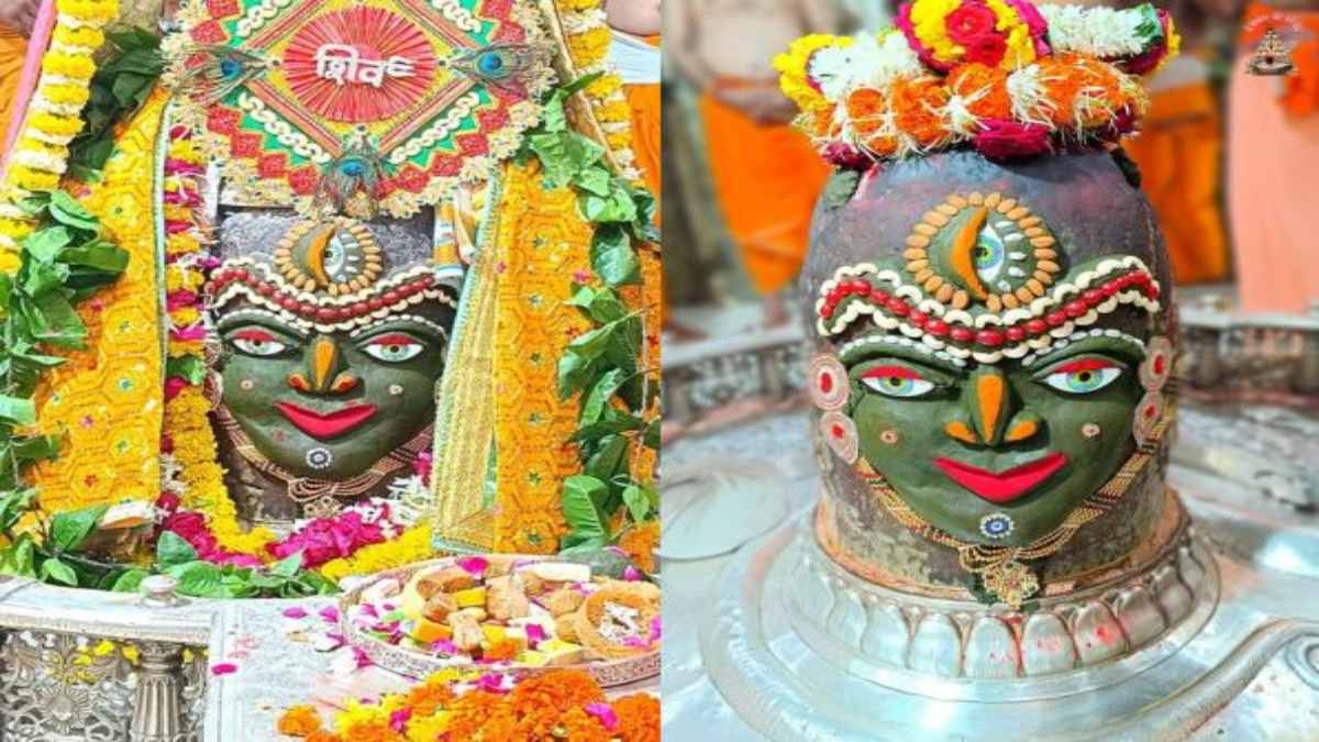 31 अगस्त महाकाल आरती दर्शन: भगवान महाकाल का त्रिनेत्र रूपी दिव्य श्रृंगार