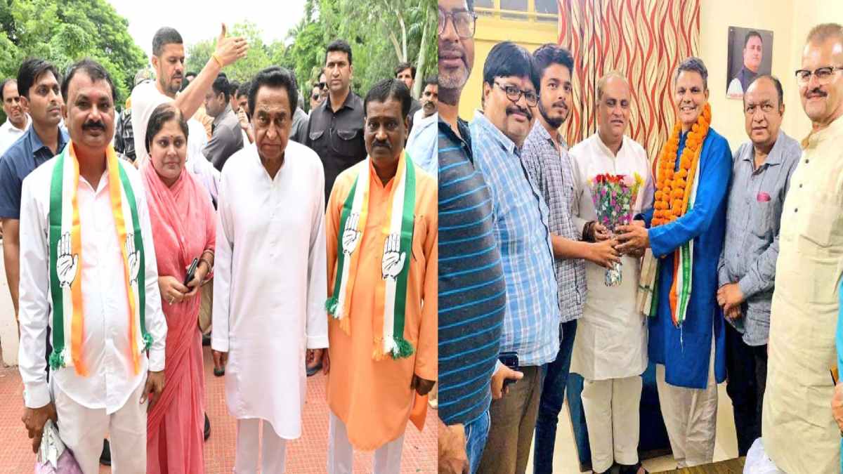 MP में दलबदल का खेल जारी: टिकट बंटवारे के बाद बगावत, बसपा और सपा के नेता कांग्रेस में शामिल