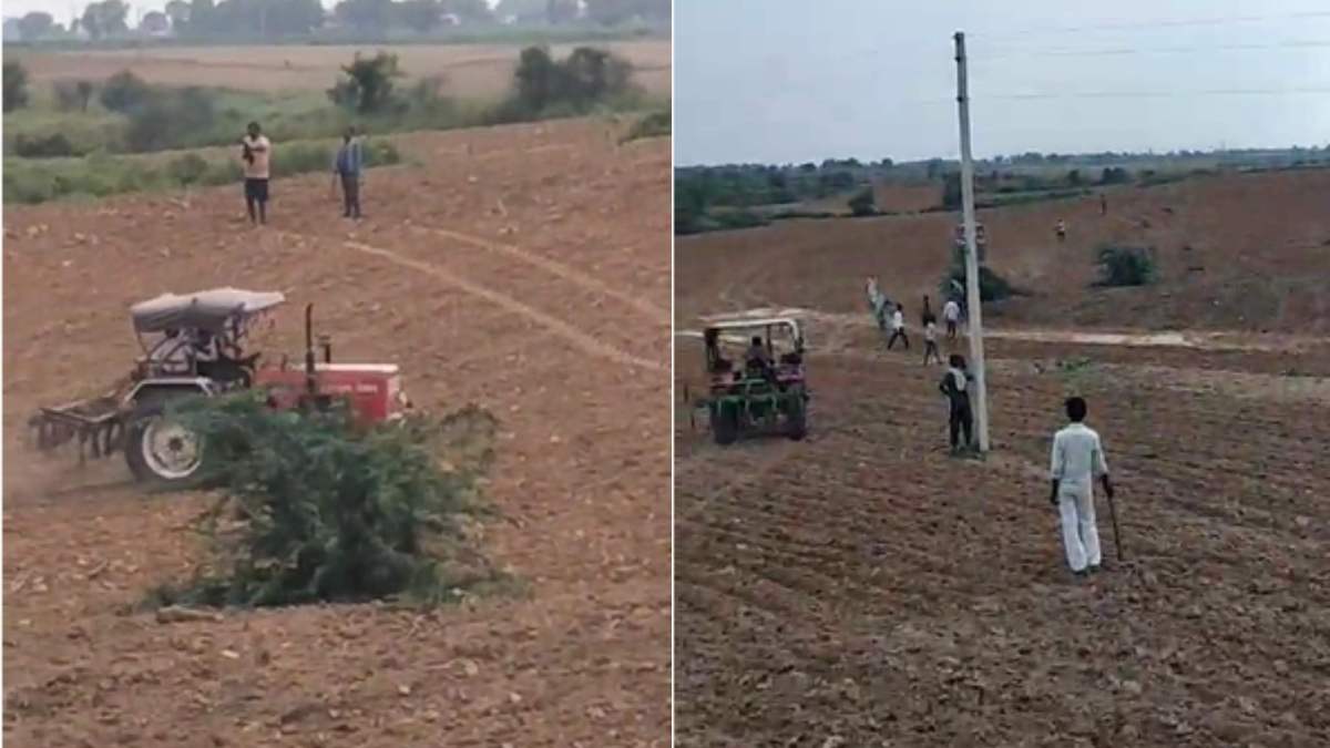 ग्वालियर में दो पक्षों में मारपीट और फायरिंग: सरकारी जमीन पर खेत जुताई के दौरान हुआ झगड़ा, VIDEO वायरल