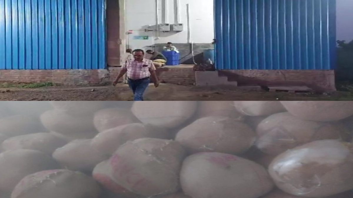 कोल्ड स्टोरेज पर खाद्य सुरक्षा विभाग का छापा: 18 हजार किलो मावा जब्त, 45 लाख रुपए बताई जा रही कीमत