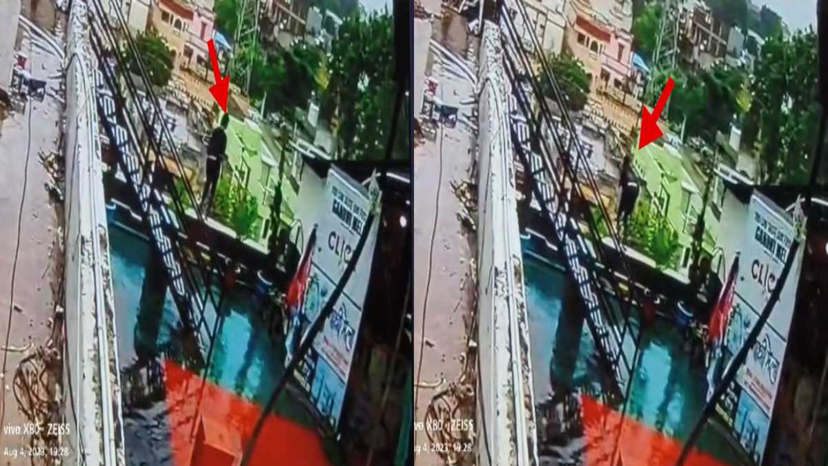 नाबालिग ने मॉल की छत से कूदकर दी जान: आत्महत्या का कारण अज्ञात, CCTV फुटेज आया सामने