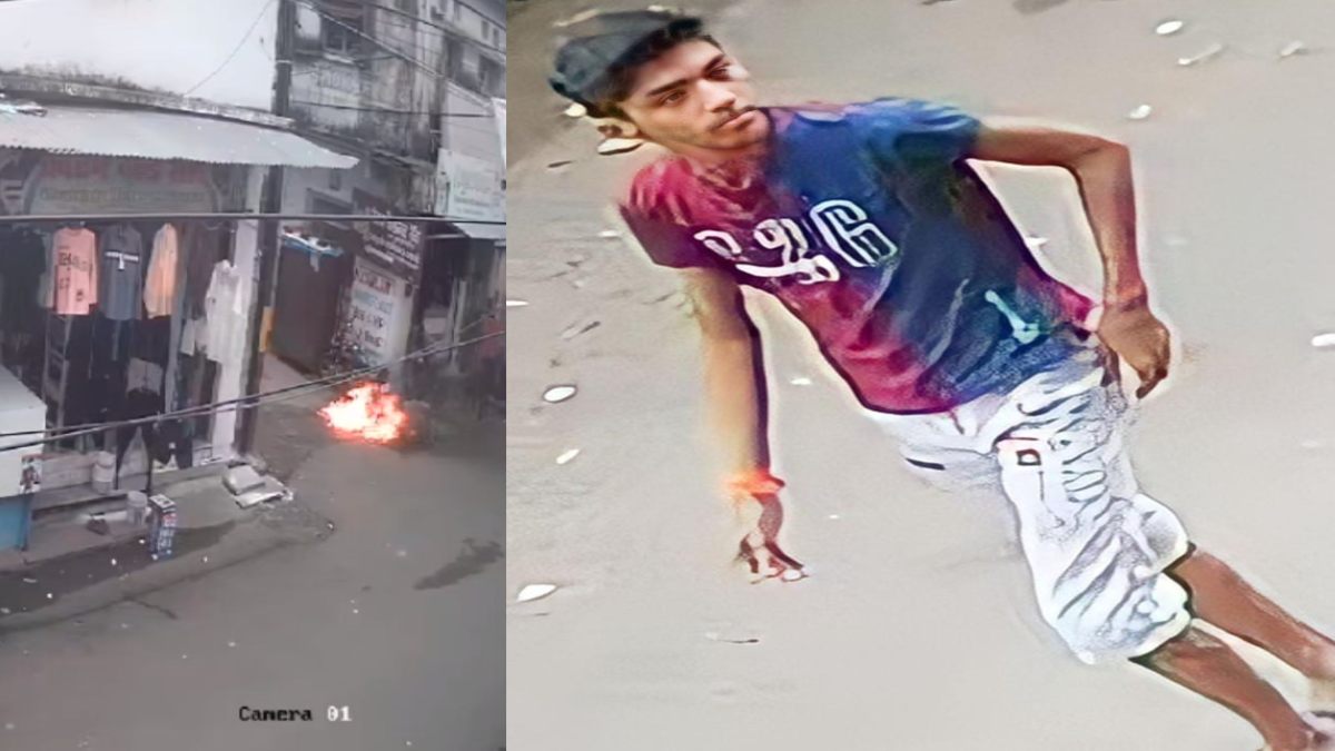 सिरफिरे युवक की करतूत: बाइक से पेट्रोल निकालकर किया आग के हवाले, CCTV कैद वारदात, FIR दर्ज